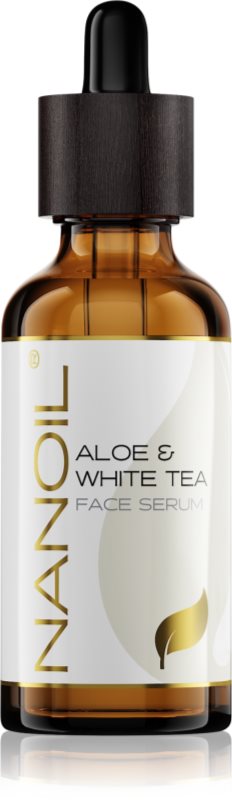 Nanoil Aloe & White Tea ser facial cu aloe vera și ceai verde 50 ml