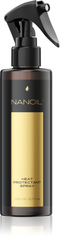 Nanoil Heat Protectant Spray spray protector pentru modelarea termica a parului 200 ml