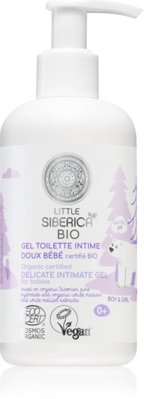 Natura Siberica Little Siberica BIO Gel delicat pentru igiena intima pentru nou-nascuti si copii 250 ml