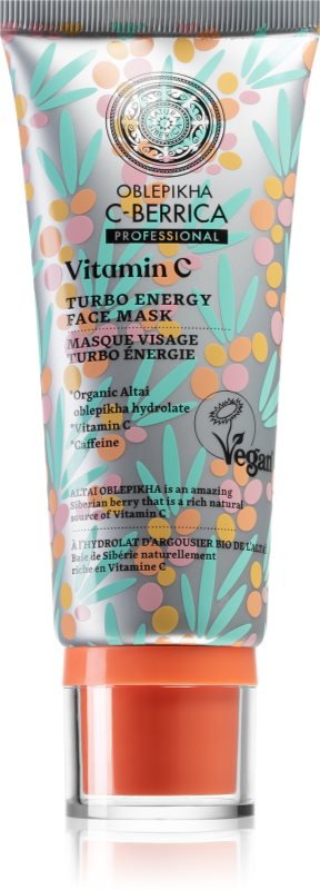 Natura Siberica Oblepikha C-Berrica masca energizanta pentru piele cu vitamina C 100 ml