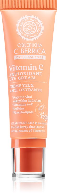 Natura Siberica Oblepikha C-Berrica Crema pentru ochi antioxidanta cu vitamina C 30 ml