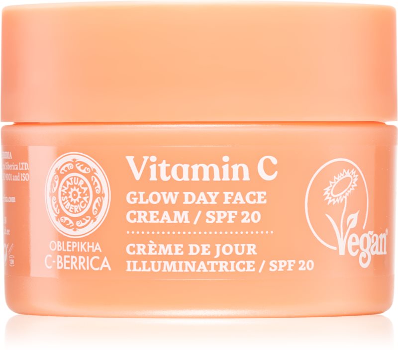 Natura Siberica Oblepikha C-Berrica crema de zi radianta SPF 20 50 ml