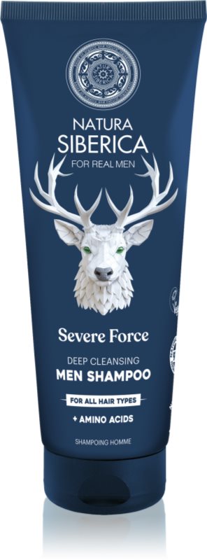Natura Siberica Arctic Wild Severe Force sampon pentru curatare pentru bărbați 200 ml