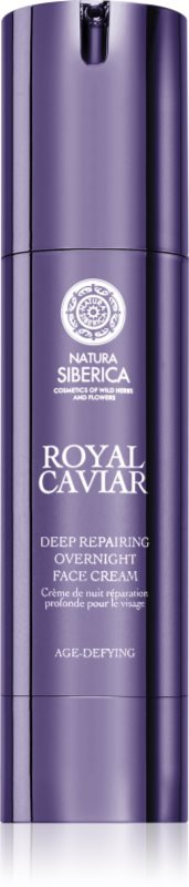 Natura Siberica Royal Caviar crema regeneratoare de noapte cu caviar 50 ml