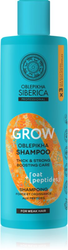 Natura Siberica Oblepikha Siberica Grow sampon fortifiant pentru stimularea creșterii părului 400 ml
