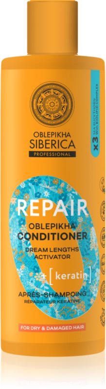 Natura Siberica Oblepikha Siberica Repair balsam regenerator pentru păr uscat și deteriorat 400 ml