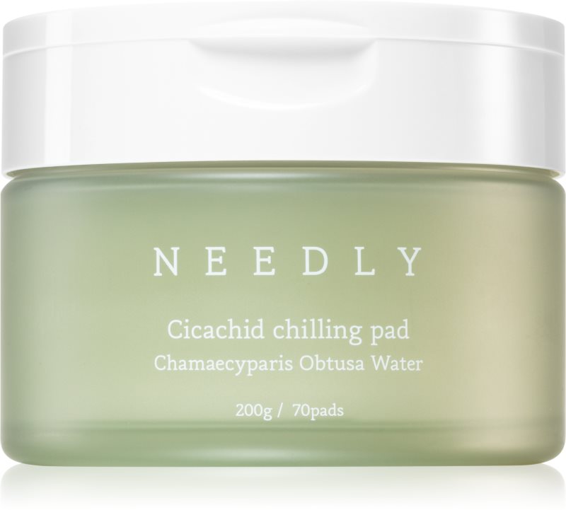 NEEDLY Cicachid Chilling Pad discuri pentru indepartarea impuritatilor cu efect calmant 70 buc