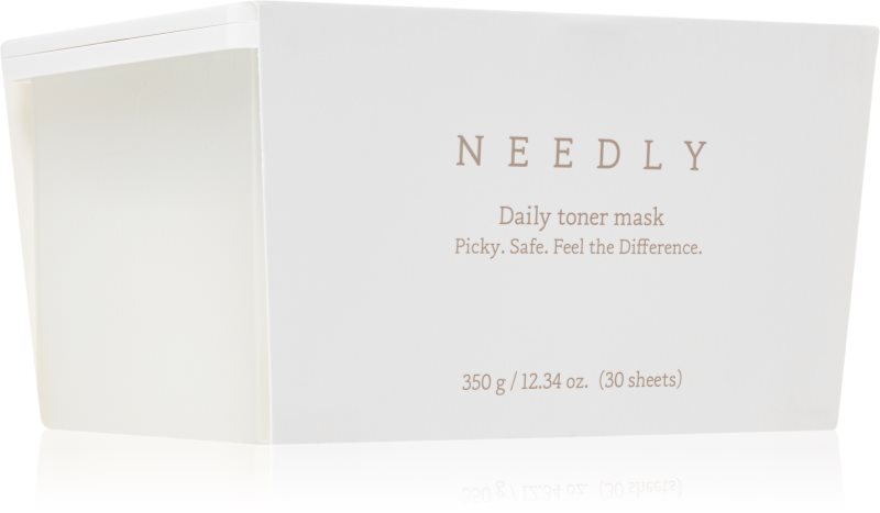NEEDLY Daily Toner Mask mască textilă hidratantă cu efect calmant pachet mare 30 buc