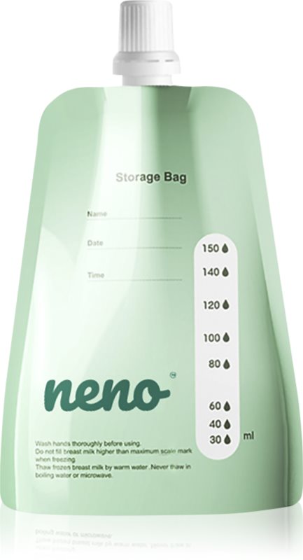 NENO Breast Milk Bags 150 ml sac pentru păstrarea laptelui matern 20 buc