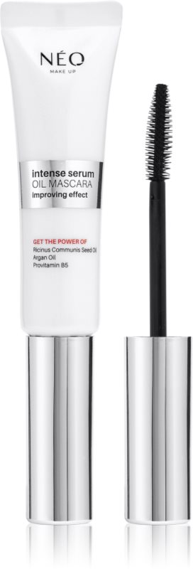 NEO MAKE UP Intense Serum Oil Mascara mascara hrănitor culoare Black 9 ml