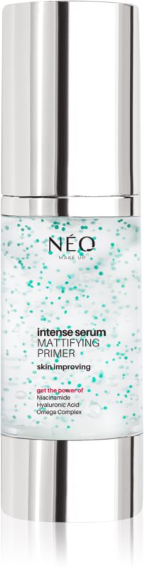 NEO MAKE UP Intense Serum Mattifying Primer fond de ten lichid cu efect matifiant pentru netezirea pielii si inchiderea porilor 30 ml