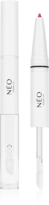 NEO MAKE UP Intense Serum 2in1 Lipliner & Lipgloss creion de contur și luciu de buze