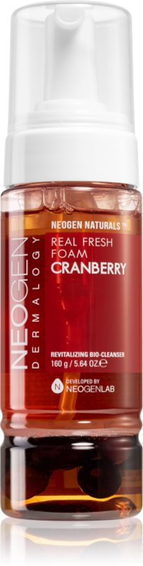 Neogen Dermalogy Real Fresh Cranberry spuma de curatat efect regenerator 160 g