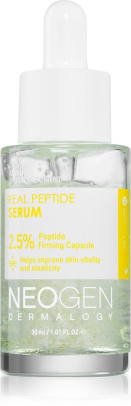 Neogen Dermalogy Real Peptide Serum ser hidratant si impotriva ridurilor sporirea elasticității tenului 30 ml