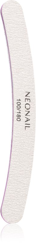 NEONAIL Nail File Curved pilă de unghii 100/180 1 buc