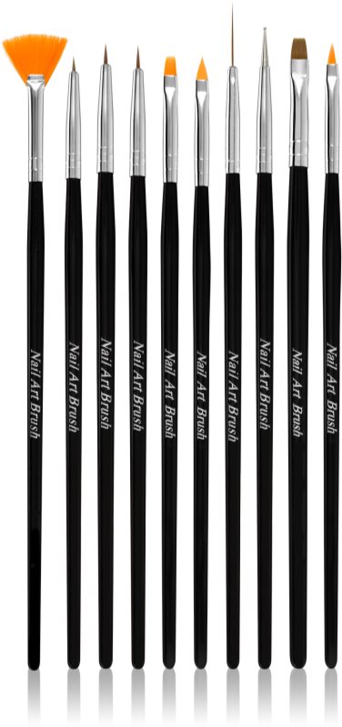 NEONAIL Nail Art Brushes set perii machiaj pentru unghii 10 buc