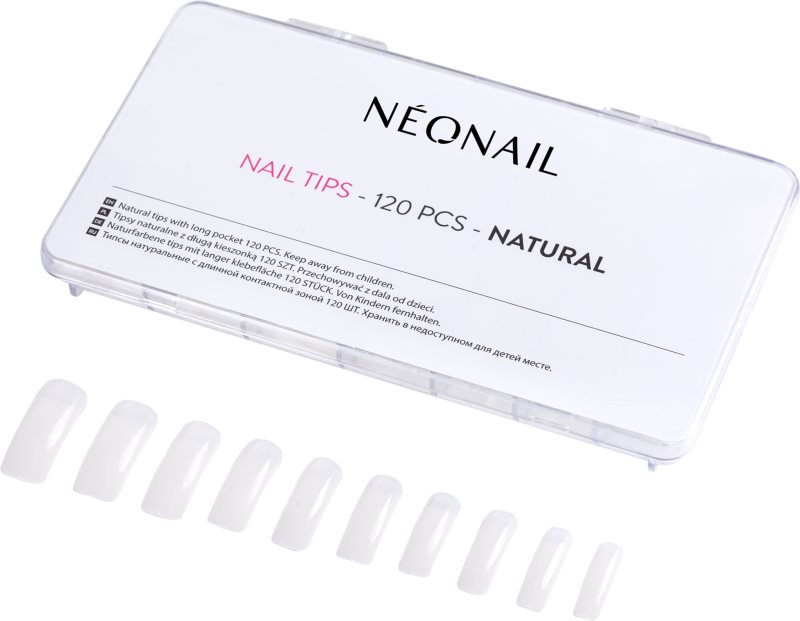 NEONAIL Nail Tips unghii artificiale tip Natural 120 buc
