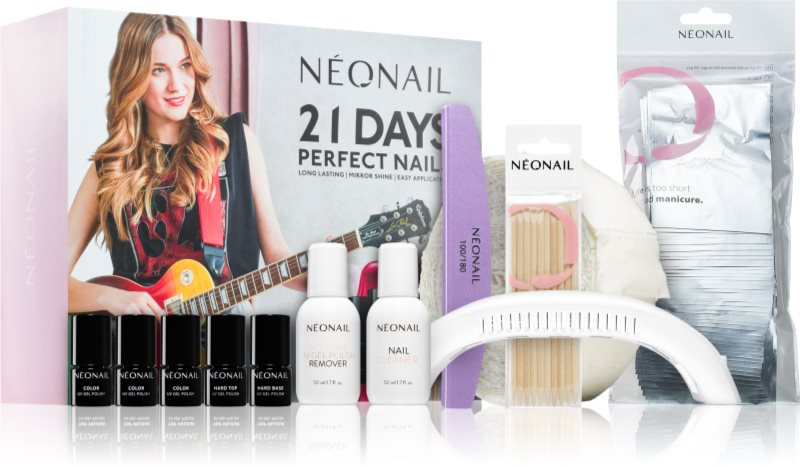 NEONAIL Starter Set 21 Days Perfect Nails set pentru manichiură perfectă