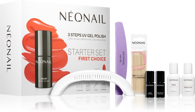 NEONAIL Starter Set First Choice set cadou pentru unghii 1 buc