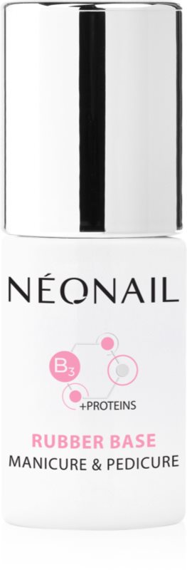 NEONAIL Manicure & Pedicure Rubber Base baza gel pentru unghii cu proteine 7,2 ml
