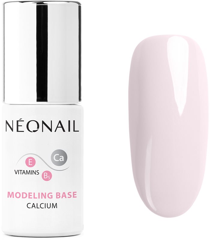 NEONAIL Modeling Base Calcium baza gel pentru unghii cu calciu culoare Blush Boomer 7,2 ml