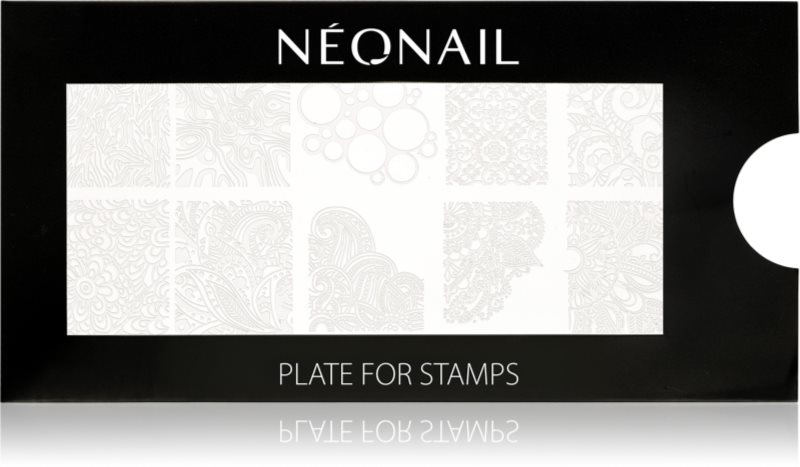 NEONAIL Stamping Plate șabloane pentru unghii tip 01 1 buc