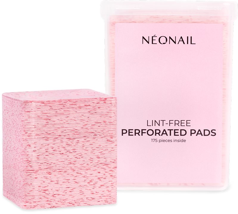 NEONAIL Pads Lint-Free Perforated dischete demachiante pentru unghii 175 buc