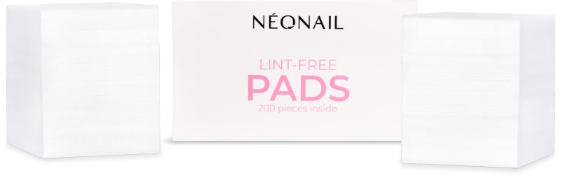 NEONAIL Pads Lint-Free dischete demachiante pentru unghii 200 buc
