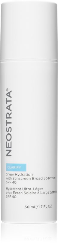 NeoStrata Clarify Sheer Hydration cremă de zi pentru ten gras SPF 40 50 ml