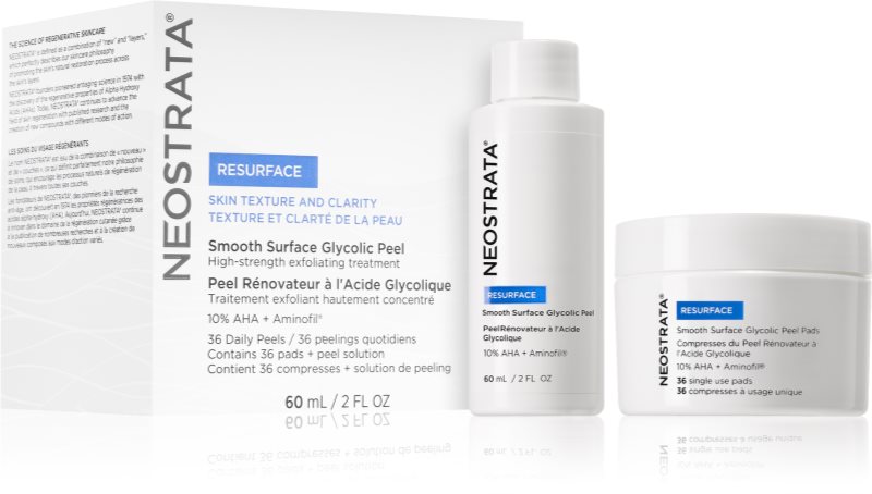 NeoStrata Resurface Smooth Surface Glycolic Peel one-step peeling pentru uz casnic Cu AHA Acizi 60 ml