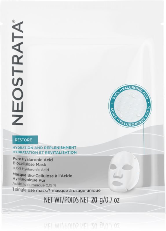 NeoStrata Restore mască textilă hidratantă cu acid hialuronic 20 g