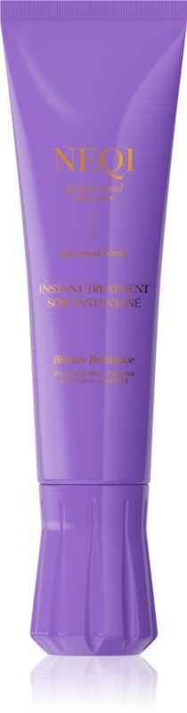 NEQI Treatment Treasure Blonde Brilliance tratament pentru regenerare pentru par blond 100 ml
