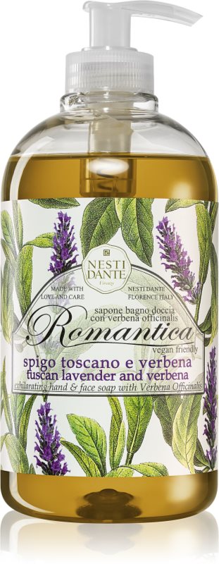Nesti Dante Romantica Wild Tuscan Lavender and Verbena sapun lichid delicat pentru maini 500 ml