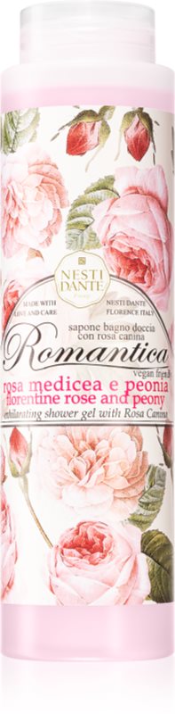Nesti Dante Romantica Florentine Rose and Peony Gel de dus si spuma de baie 300 ml
