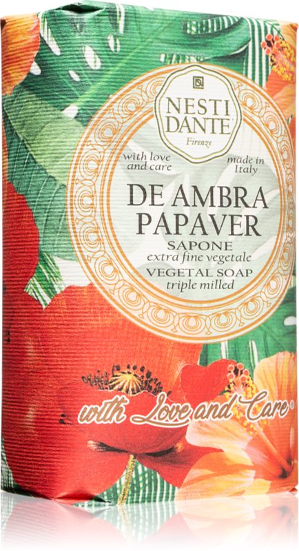 Nesti Dante De Ambra Papaver sapun natural delicat 250 g