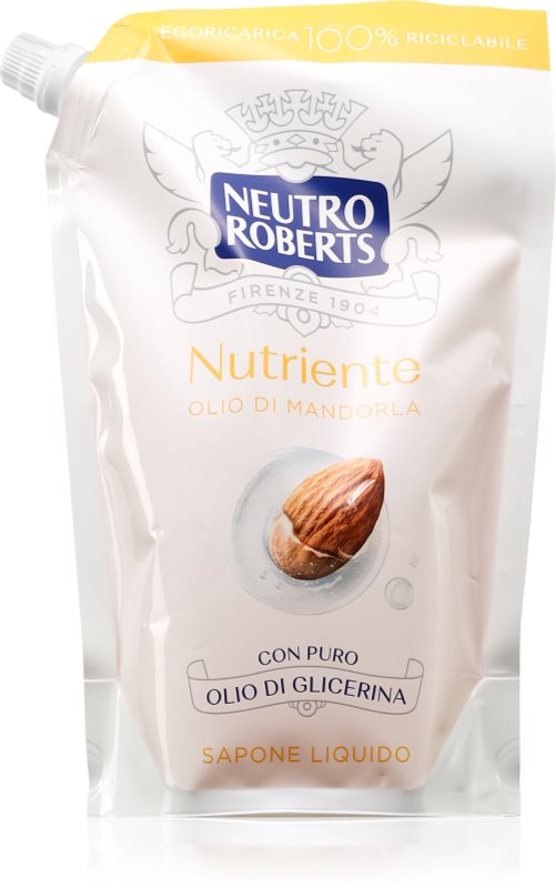 Neutro Roberts Olio di Mandorla Săpun lichid pentru mâini cu efect de nutritiv Refil 400 ml