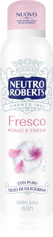 Neutro Roberts Monoi e Fresia deodorant spray cu o eficienta de 48 h 150 ml