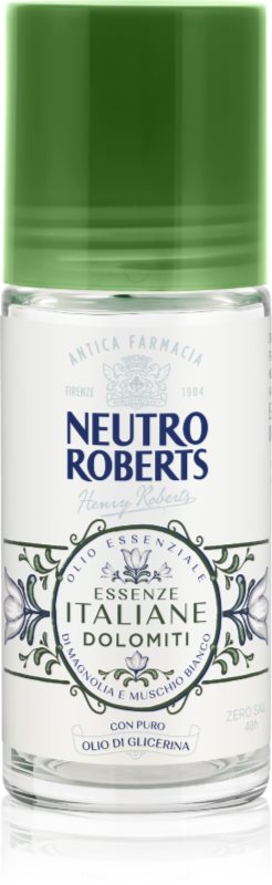 Neutro Roberts Italiane Dolomiti Deodorant roll-on cu o eficienta de 48 h 50 ml