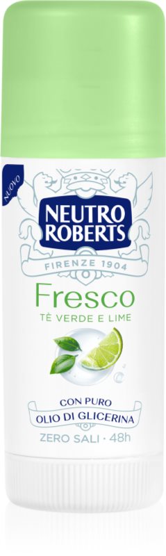 Neutro Roberts Tè Verde e Lime deodorant roll-on cu o eficienta de 48 h 40 ml