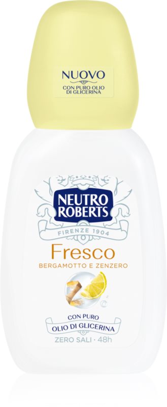 Neutro Roberts Bergamotto e Zenzero Deo cu atomizor cu o eficienta de 48 h 75 ml