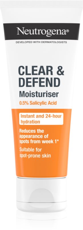 Neutrogena Clear & Defend 0.5% Salicylic Acid cremă hidratantă oil free 50 ml