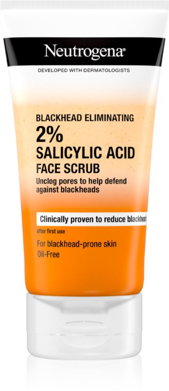 Neutrogena Blackhead Eliminating peeling impotriva punctelor negre 150 ml