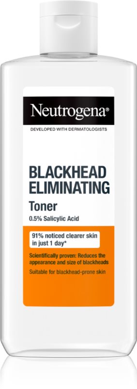 Neutrogena Blackhead Eliminating tonic pentru curatare impotriva punctelor negre 200 ml