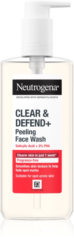 Neutrogena Clear & Defend+ gel de curățare impotriva acneei 200 ml