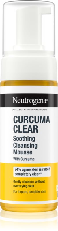 Neutrogena Curcuma Clear spuma de curatare revigoranta 150 ml