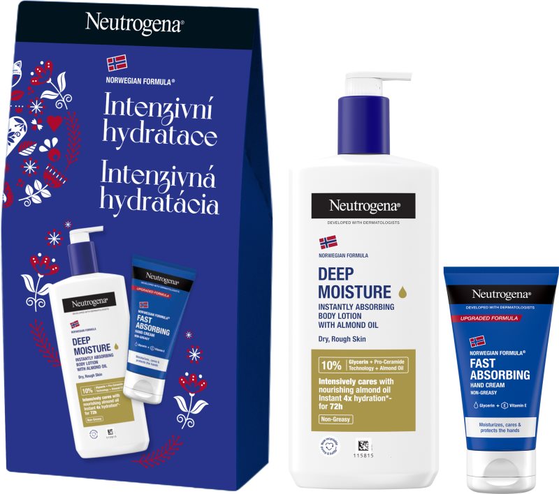 Neutrogena Norwegian Formula® Deep Moisture set cadou pentru hidratare intensa