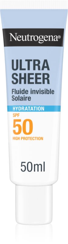 Neutrogena Ultra Sheer Hydratation fluid cu o consistenta usoara SPF 50 50 ml