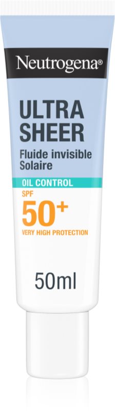 Neutrogena Ultra Sheer Oil Control fluid cu o consistenta usoara SPF 50+ 50 ml