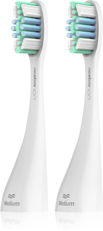 Niceboy ION Sonic PRO UV toothbrush capete de schimb mediu White 2 buc