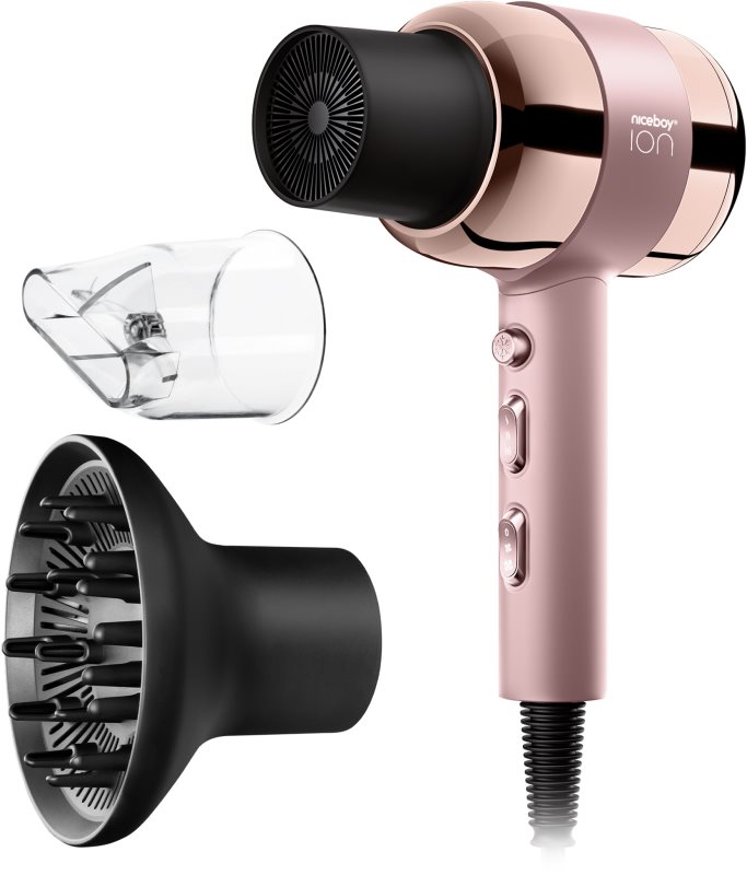 Niceboy Airsonic PRO Pink uscator de par roz 1 buc